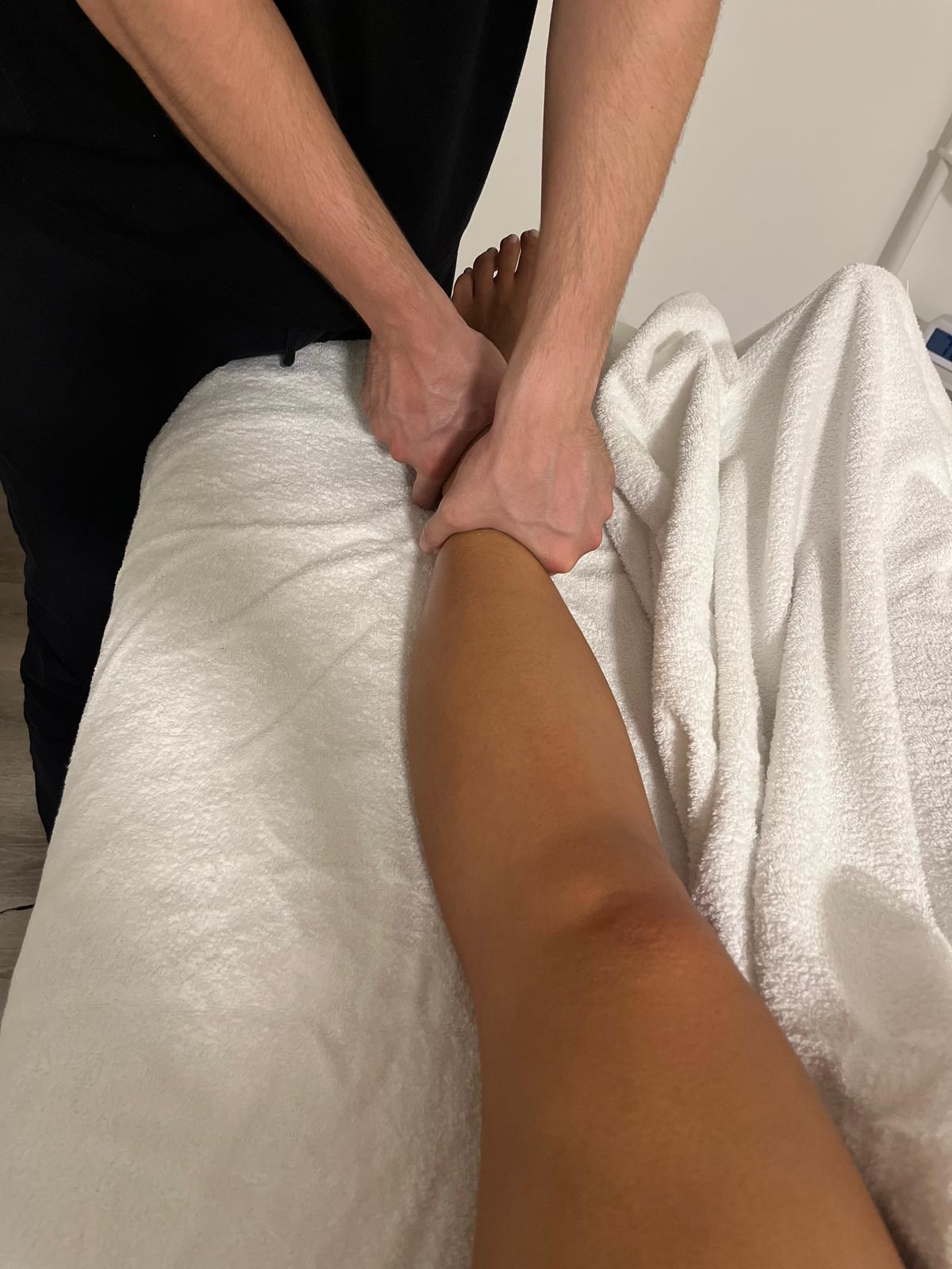 Linfodrenaggio Metodo Vodder alle gambe